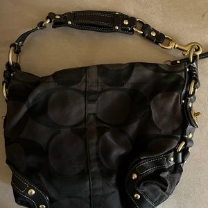 Coach bucket bag with buckels